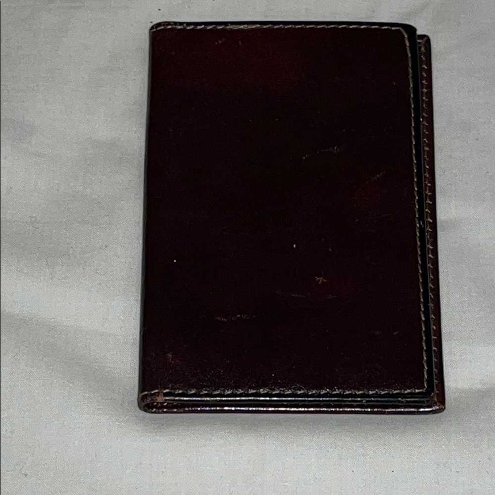 Bosca Dark Brown Leather Card Holder